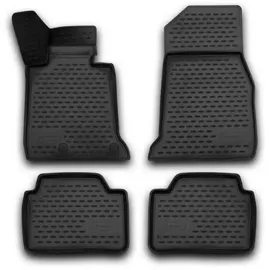 lement Element 3D passgenaue Premium Antirutsch Gummimatten Set passend für BMW 1-er f20 2011-2019 | 100% Auto Fußmatten, robuste Universal Fußmatte Auto, Gummimatten Auto, Auto Fussmatten Gummi