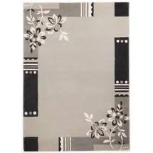 THEKO Napura Nepalteppich 50 x 80 cm Grau