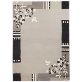 THEKO Napura Nepalteppich 50 x 80 cm Grau