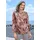 GOLDNER Langarm Print-Shirt U-Boot-Ausschnitt in bunt / gemustert), | Gr.: 48