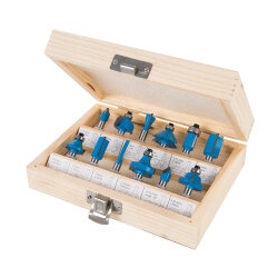 Hartmetall Fräser 1/4 Zoll 12 tlg.
