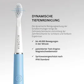 AILORIA Pro Smile Schallzahnbürste USB laguna