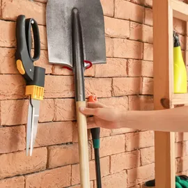 Relaxdays Fahrradhaken 12er Set Schrauben rot