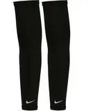 Nike Lightweight Sleeves 2.0 Armbandage aus Recyceltem Polyester in der Farbe Black-Silver, Größe: S/M, N.100.4268.042.SM