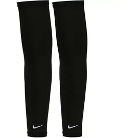 Nike Lightweight Sleeves 2.0 Armbandage aus Recyceltem Polyester in der Farbe Black-Silver, Größe: S/M, N.100.4268.042.SM