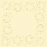 DUNI Mitteldecke Dunicel 84 x 84 cm Star Shine Cream
