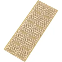 TRU Components SU527181 IC-Platine Hartpapier (L x B) 60mm x 160mm 35μm Rastermaß 2.54mm Inhalt 1St.