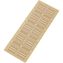 TRU Components SU527181 IC-Platine Hartpapier (L x B) 60mm x 160mm 35μm Rastermaß 2.54mm Inhalt 1St.