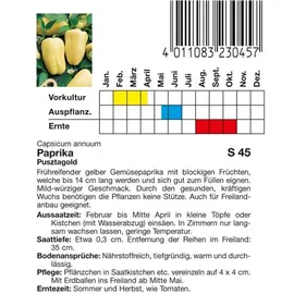 Frankonia Paprika Pusztagold
