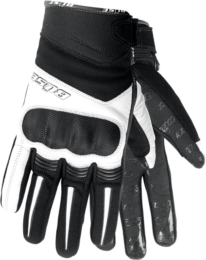 Büse Open Road Evo, Handschuhe Unisex - Weiß/Schwarz - 14