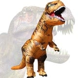 JASHKE Trex Kostüm T rex Kostüme Erwachsene Aufblasbares Kostüm Halloween Kostüm Dinosaurier Kostüm für Erwachsene