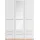 Priess Wäscheschrank Barcelona 140 x 193 x 54 cm Weiß