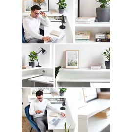 Mirjan24 Eckschreibtisch Work Concept Weiß