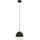 EGLO Callow 1-flg. 23 cm rund schwarz mit Holzring