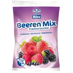 Bloc Beeren Mix Traubenzucker Beutel 75 g Bonbons