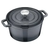 Berndes Bräter Cocotte B.IRON Gusseisen rund 20 cm 2,5 Liter schwarz INDUKTION