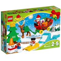 LEGO Duplo 10837 - "Winterspaß mit dem Weihnachtsmann Konstruktionsspiel, bunt
