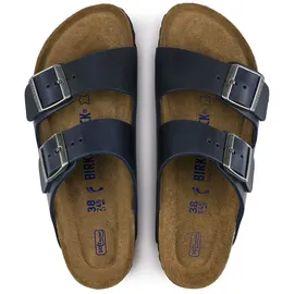 Birkenstock Arizona Weichbettung Nubukleder geölt blau 44