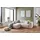 Andas Ecksofa »Noord«, mit Kedernaht, Breite 234 cm, Cord, Struktur, Webstoff beige