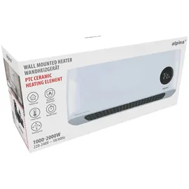 Alpina Heizlüfter 1000 W Weiß