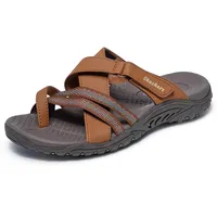 Skechers Damen Reggae-Sonntagsspaziergang Flipflop, Braun, 38 EU - 38 EU