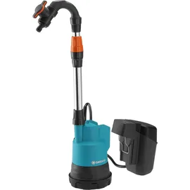 Gardena Akku-Regenfasspumpe 2000/2 18V P4A inkl. Akku 2.5Ah 14602-20
