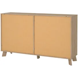 Andas Kommode »Ikast, Schubladenschrank, Sideboard, Aufbewahrung, Stauraum« 6 Schubladen, Eingriffsmulden, Breite 156 cm