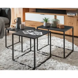 die faktorei Happy I Grau Teakholz 2er Set