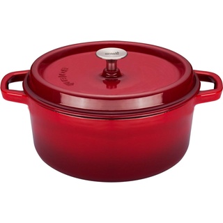 Sola 13BRAR 003 Casse Rolle 28 cm rot, Edelstahlfarbe