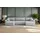 kaiser möbel Ecksofa Cord U-form 2-Sitzer Grau