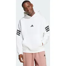 adidas Future Icons Hoodie 3-Streifen Weiß XS