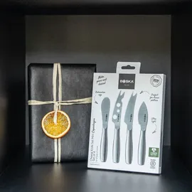 Boska Käsemesser-Set Mini Copenhagen 4-tlg. Edelstahl Silber