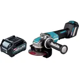 Makita GA 044 GD1 Akku Winkelschleifer 40 V max. 125 mm X-LOCK Brushless + 1x Akku 2,5 Ah - ohne Ladegerät