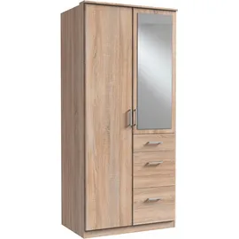 WIMEX Drehtürenschrank Click 90 x 199 x 58 cm Braun