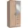 WIMEX Drehtürenschrank Click 90 x 199 x 58 cm Braun