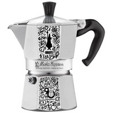 Bialetti Moka Express 90th Anniversary Espressokanne, Silber,