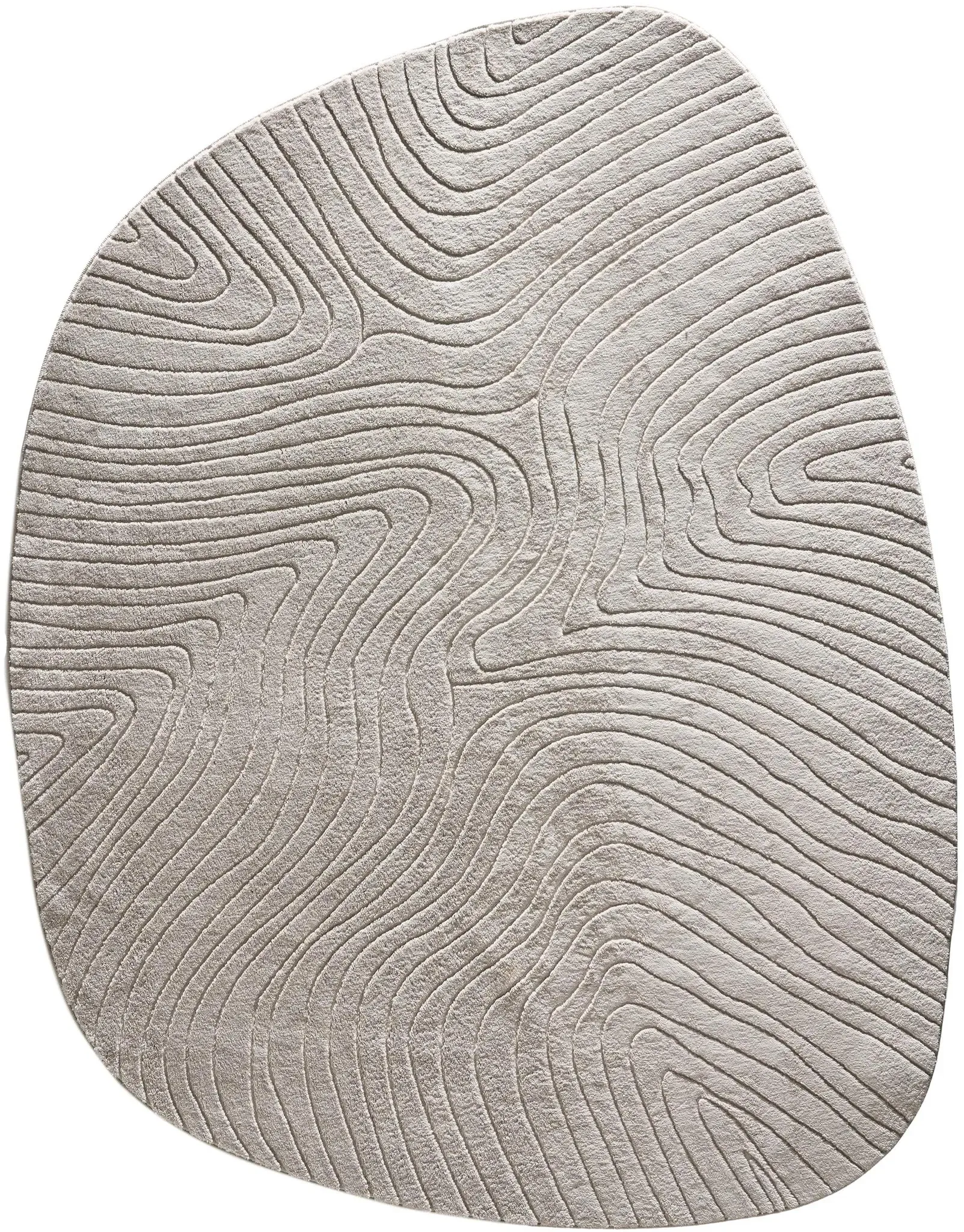 benuta Pop Waschbarer Kurzflor Teppich Pam Grau 120x160 cm - Moderner Kurzflor-Teppich für Wohnzimmer