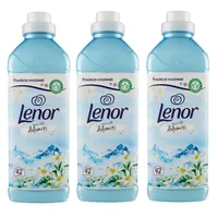 3x Lenor Dolomiti Konzentrierter Flüssiger Weichspüler 42 Washes 966ml