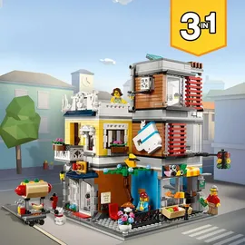 LEGO Creator Stadthaus mit Zoohandlung & Café 31097