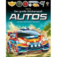 Usborne Verlag Der große Stickerspaß: Autos