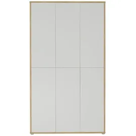 Forte Alice Springs Schuhschrank 109,2 x 34,9 x 191,9 cm grau
