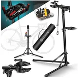 Kesser Fahrradmontageständer Profi Aluminium 360° drehbar schwarz