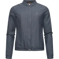 Ragwear Damen, Leinen Jacke Malawi Linen Indigo Blue Gr.