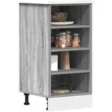 vidaXL Unterschrank Riga 40 x 44,5 x 81,5 cm Grau