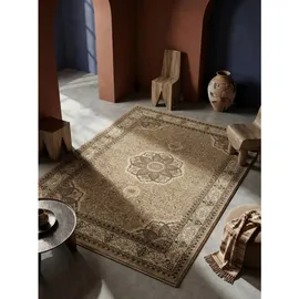 KADIMA DESIGN Teppich Kurzflor GEISLER in Beige, Orientalisch 300 x 400 cm