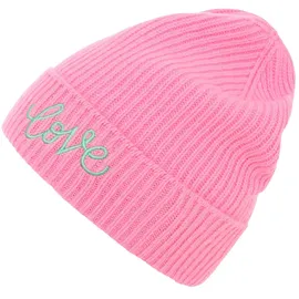 Zwilling Zwillingsherz Kaschmir-Beanie in pink