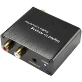 SpeaKa Professional Digital auf Analog Audio Konverter [Toslink, Cinch-Digital - Cinch, Klinke] unidirektional SP-DAC-TK/CK