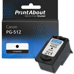 Druckerpatrone kompatibel mit Canon PG-512 - Schwarz - Hohe Kapazität