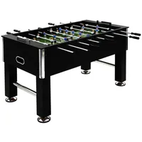 vidaXL Kickertisch Stahl 60 kg 140 x 74,5 x 87,5 cm Schwarz