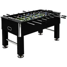 vidaXL Kickertisch Stahl 60 kg 140 x 74,5 x 87,5 cm Schwarz